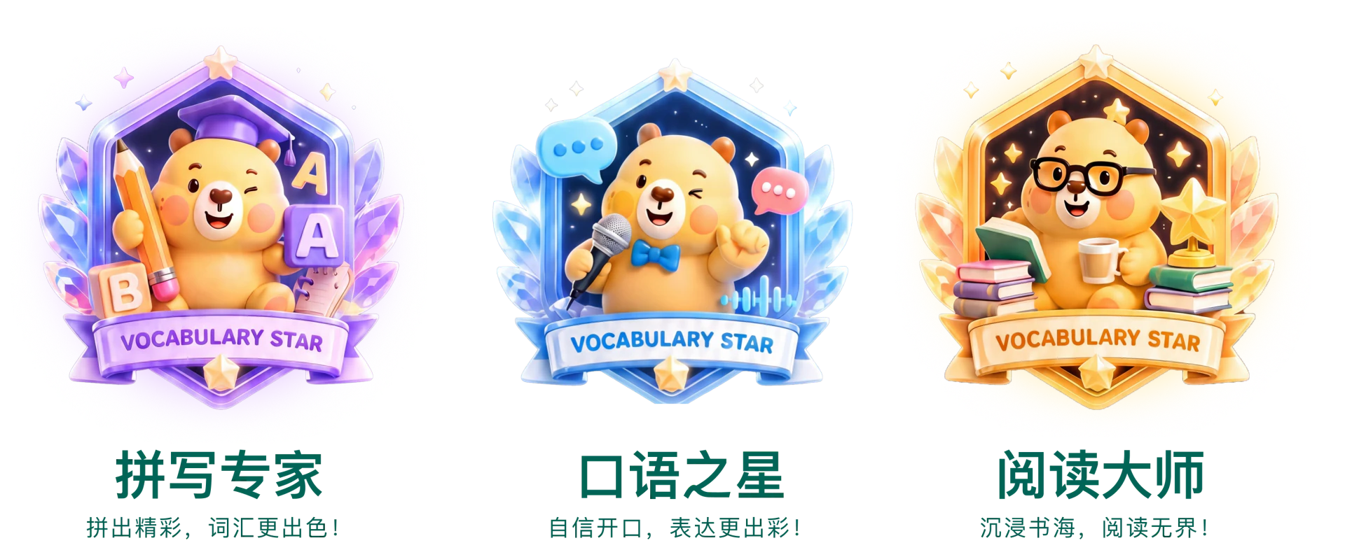 成长徽章体系展示图